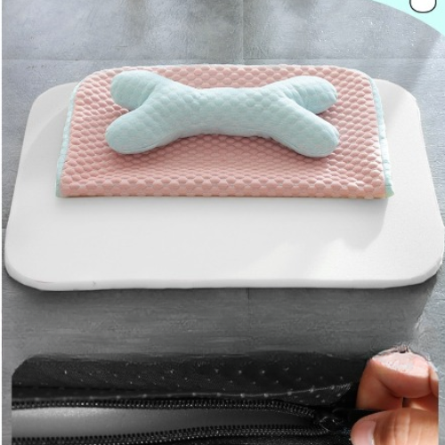 Breathable Cooling Pet Sleeping Mat | Non-Slip Dog & Cat Bed for Spring & Summer