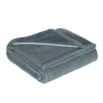 Ultra-Thick Sherpa & Flannel Pet Blanket | Soft Cozy Dog & Cat Blanket