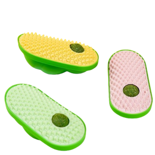 Cat Self-Service Scratching Toy | Interactive Grooming & Massage Brush for Indoor Cats