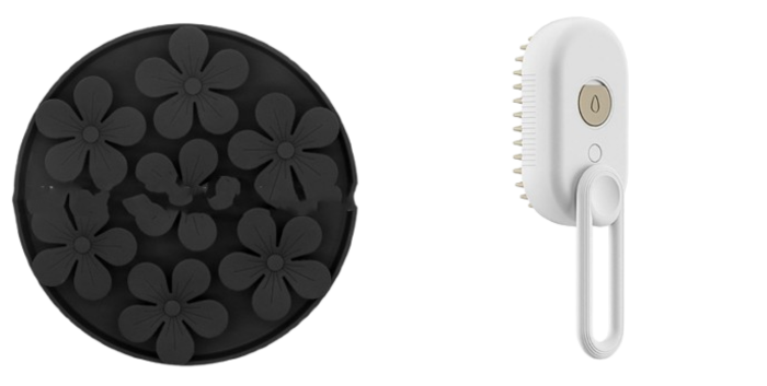 3-in-1 Steam Pet Grooming Brush - USB Rechargeable Cat & Dog Hair Removal Comb
