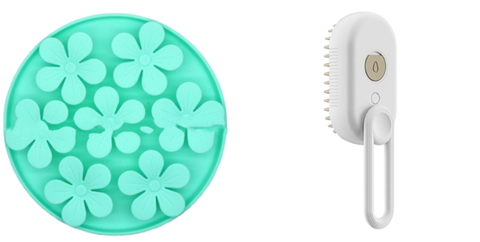 3-in-1 Steam Pet Grooming Brush - USB Rechargeable Cat & Dog Hair Removal Comb