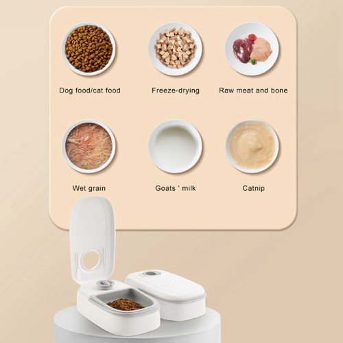 2-in-1 Gravity Pet Feeder & Water Dispenser - Automatic Cat & Dog Food Bowl