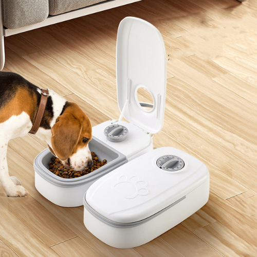 2-in-1 Gravity Pet Feeder & Water Dispenser - Automatic Cat & Dog Food Bowl