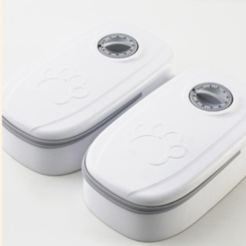 2-in-1 Gravity Pet Feeder & Water Dispenser - Automatic Cat & Dog Food Bowl