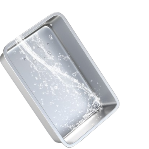 XL Stainless Steel Cat Litter Box with Scoop